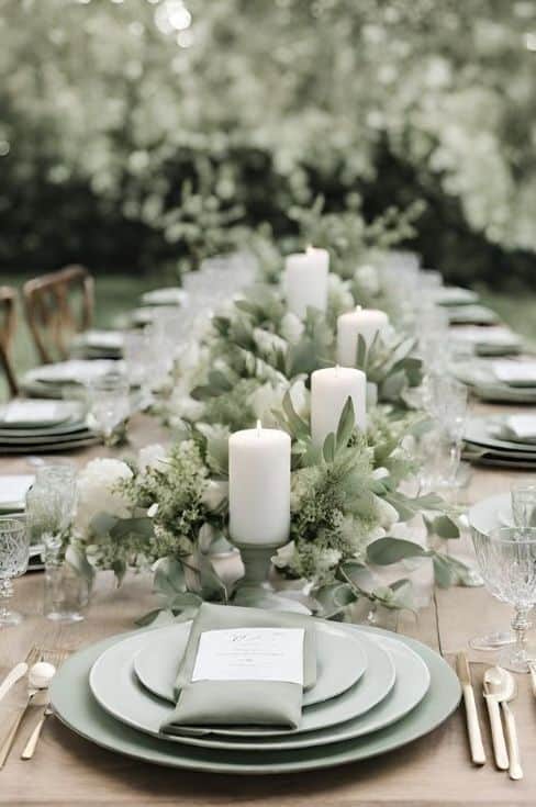 White and Sage Green: A Timeless Palette for a Serene Wedding ...