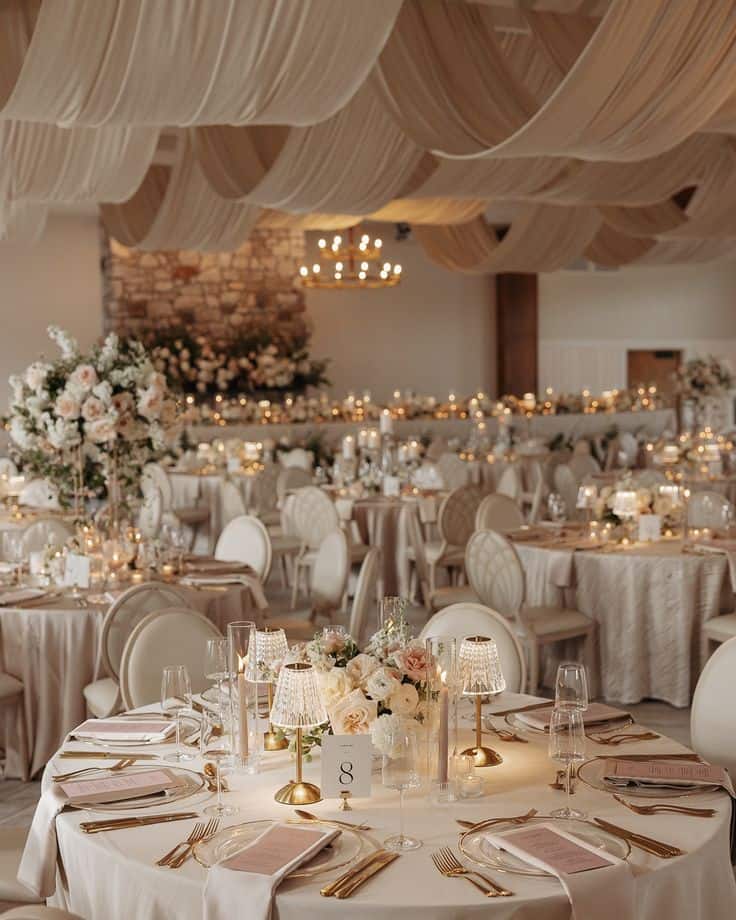 Elegant-Classic Wedding Table Decor