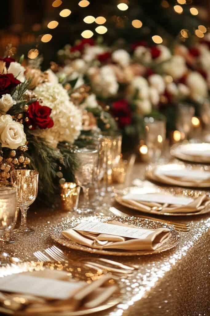 Glamour Wedding Table Decoration