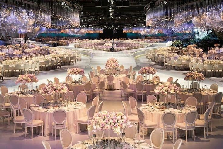 Glamour Wedding Theme Decoration
