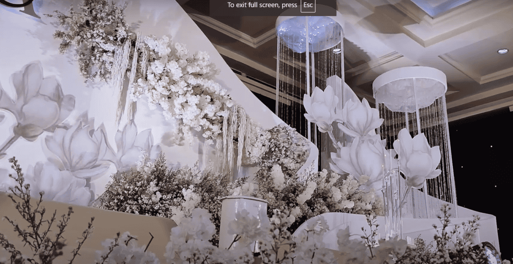 Behind the Scenes of a Styrofoam Wedding Stage