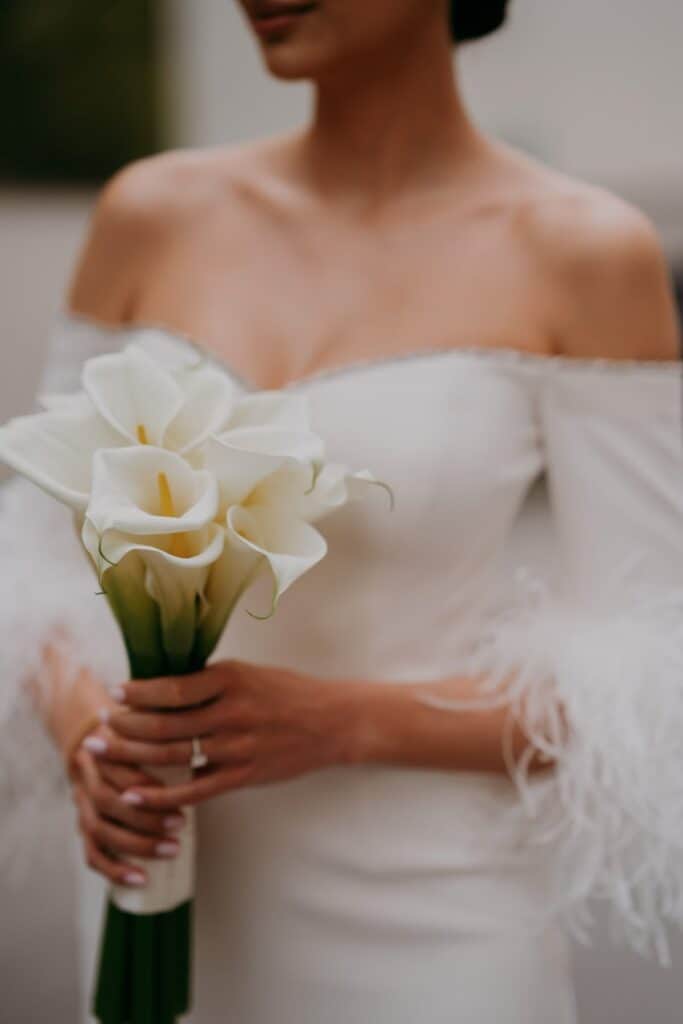 Calla Lilies Wedding Hand Bouquet