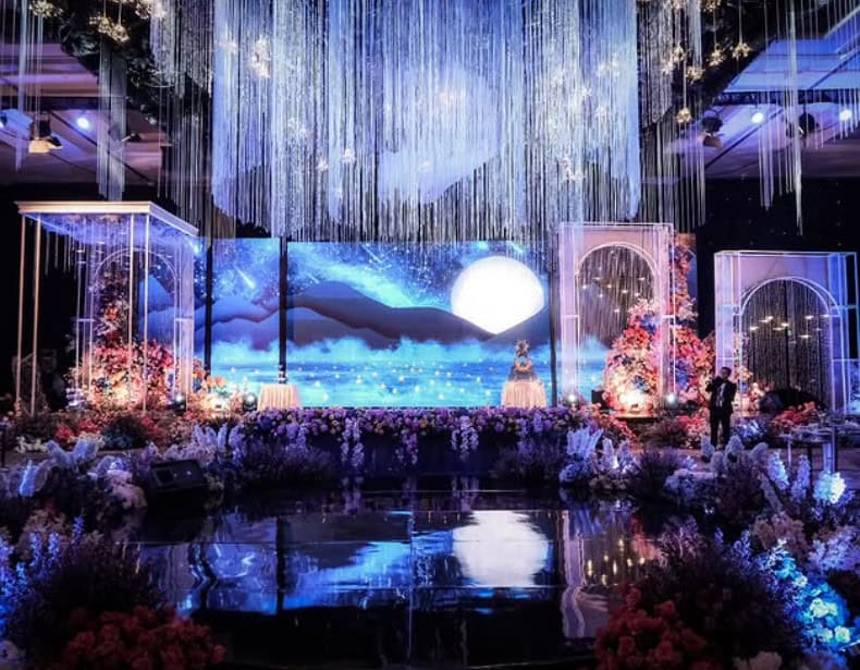 Futuristic Wedding Decor
