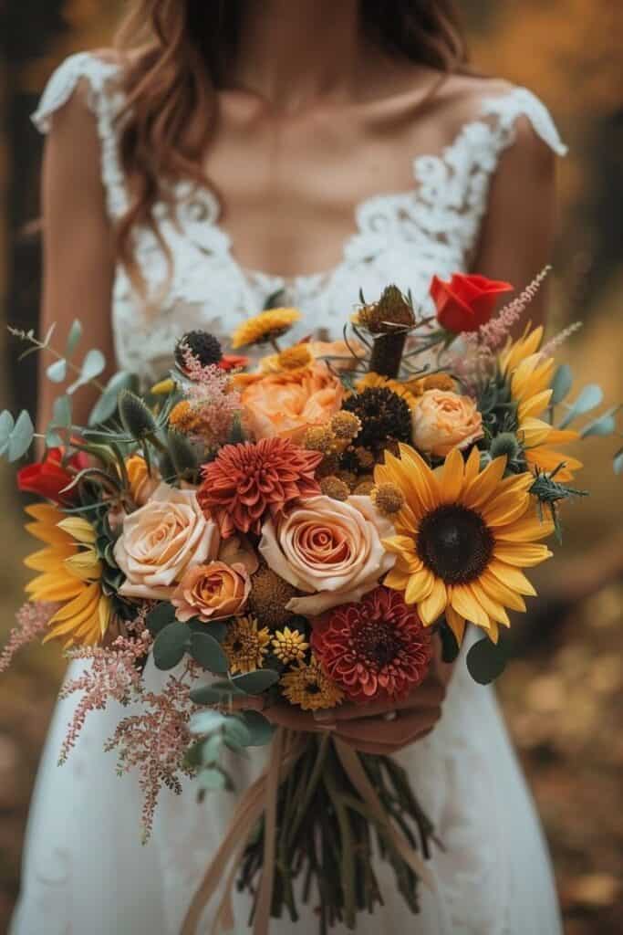 Summer wedding flowers