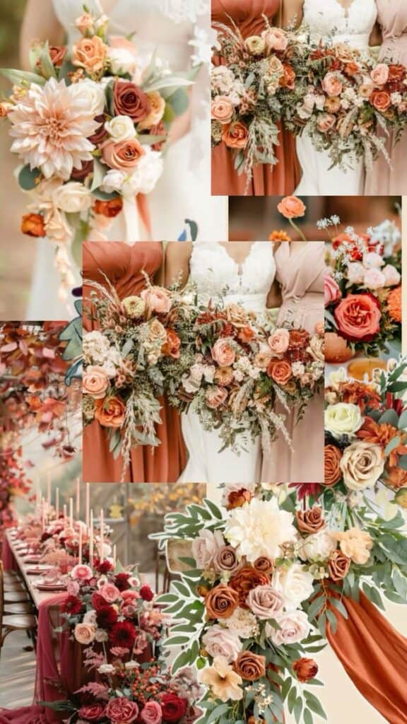 Summer wedding mood board
