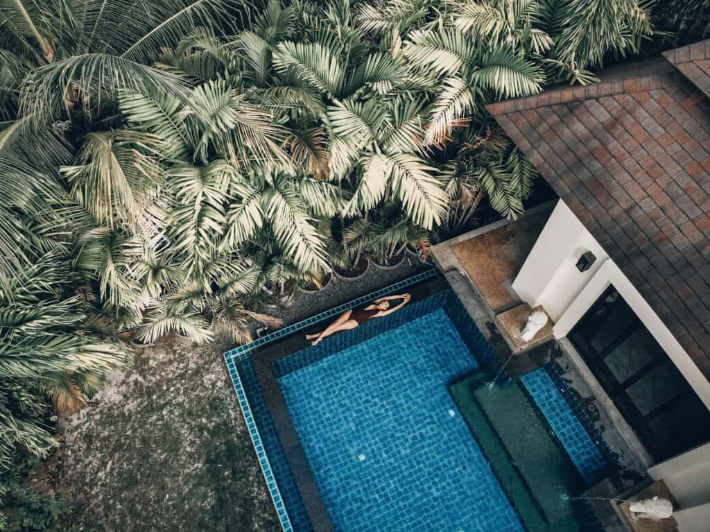 Tropical villa with private pool for a peaceful honeymoon