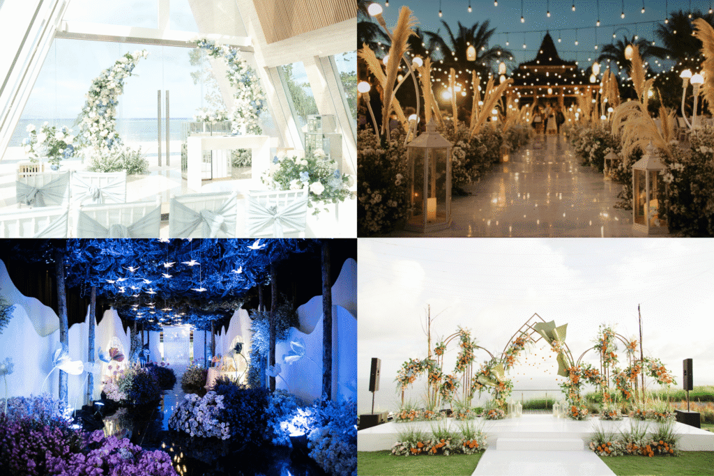 Various wedding theme inspirations