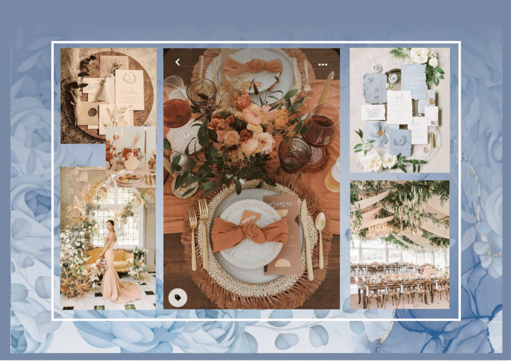 Details for bridal table